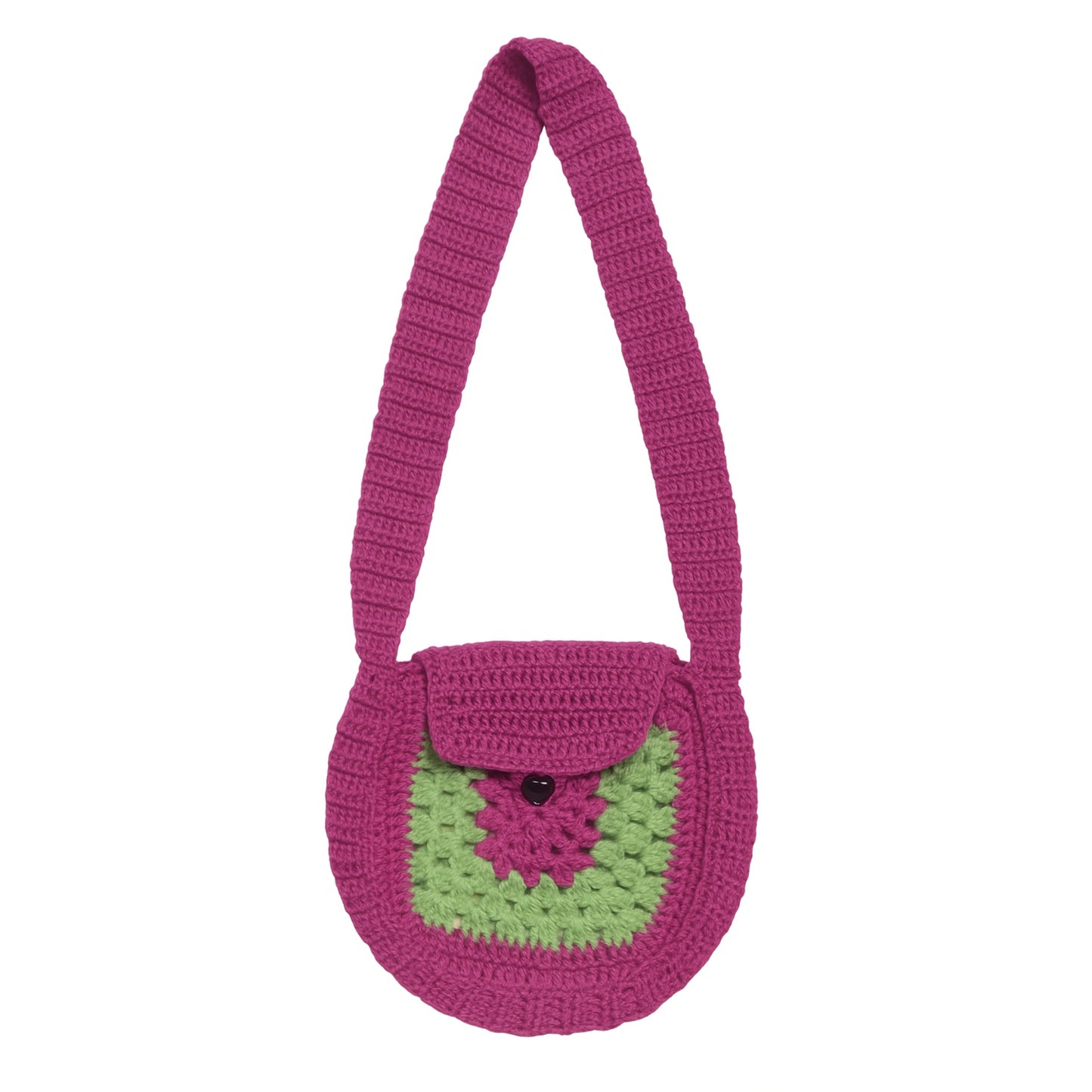 Handmade Crochet Sling Bag – Boho Crossbody Purse