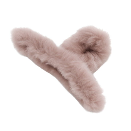 Soft Furry Hair Clutcher – Stylish & Comfortable | Random Colors