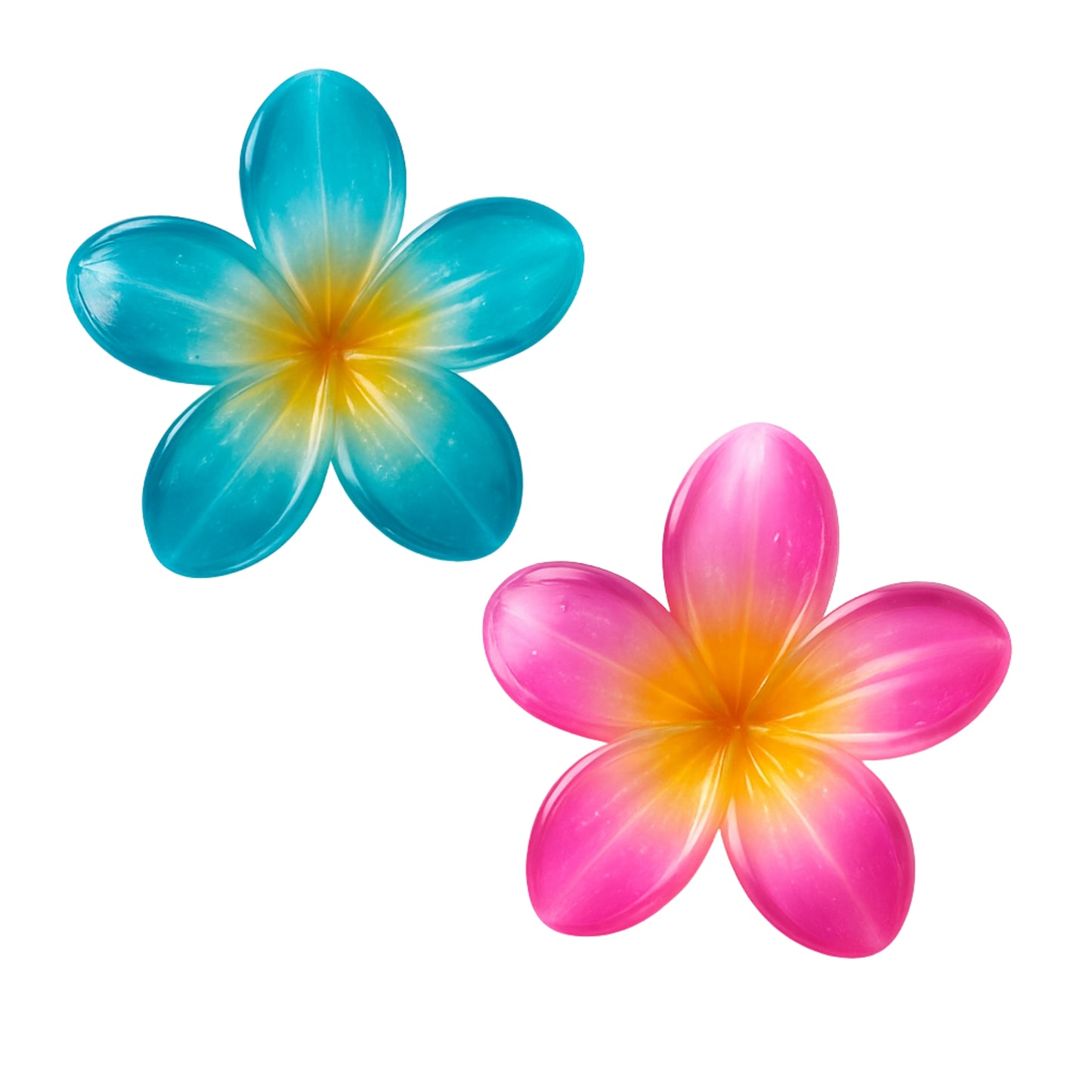 Flower Hair Clutcher – Stylish Plastic Hair Clip (Random Colors)